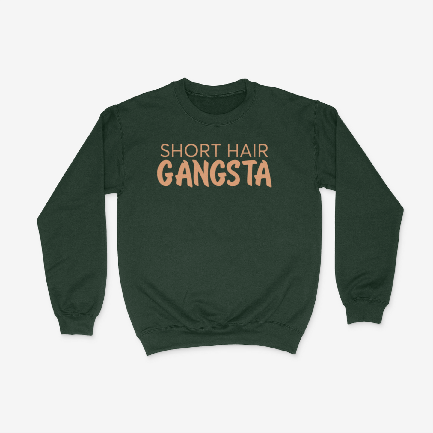 Short Hair Gangsta Crewneck (Tan)