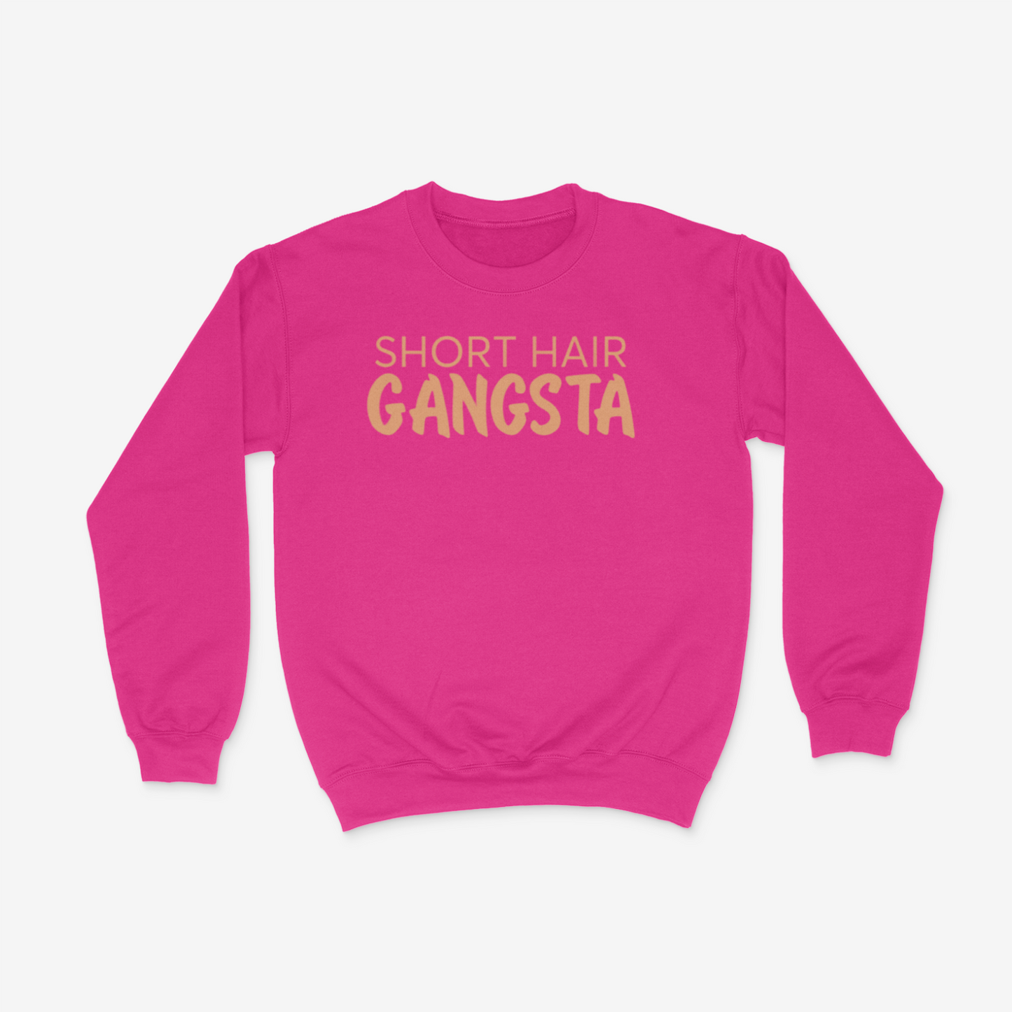 Short Hair Gangsta Crewneck (Tan)