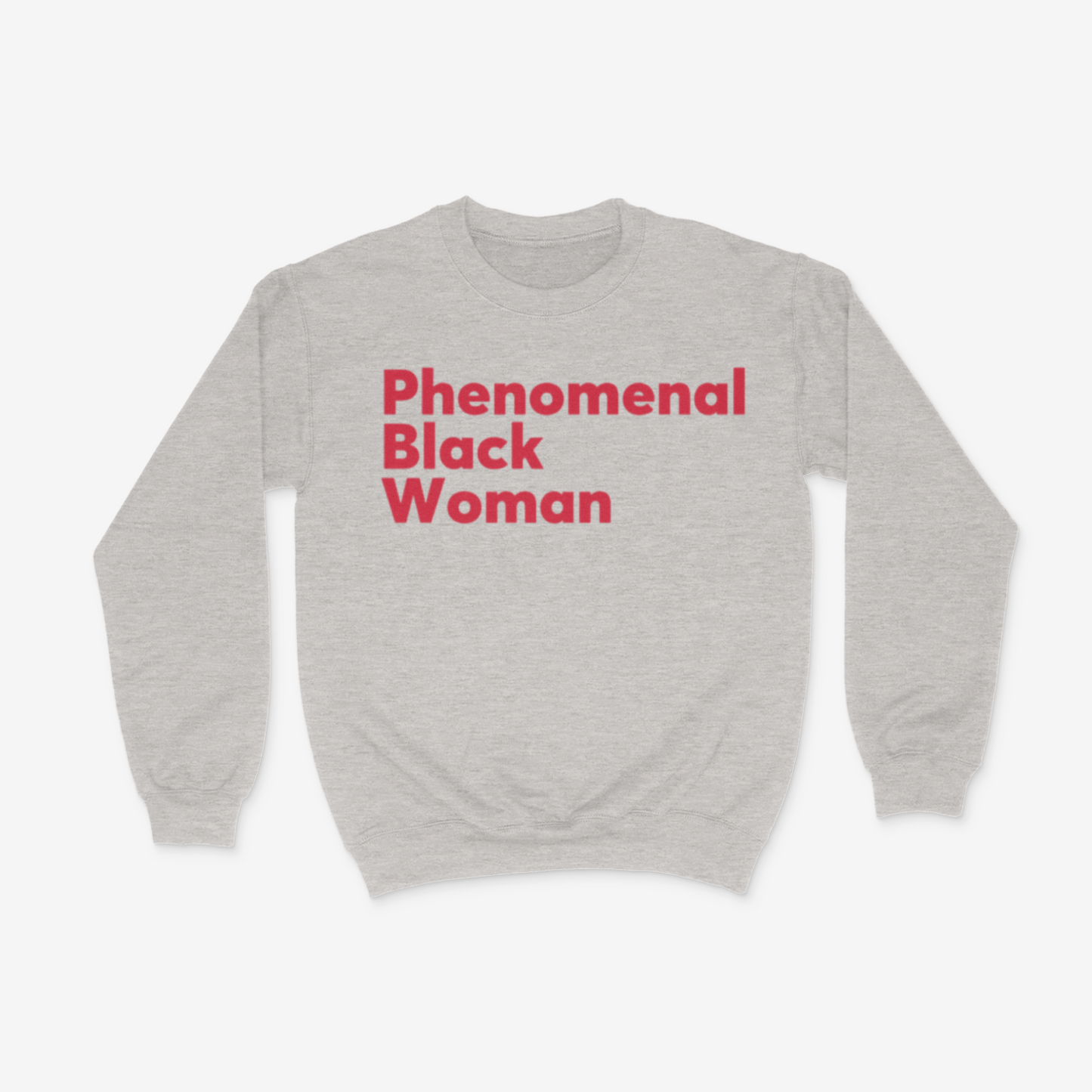 Phenomenal Black Woman Crewneck (Red)
