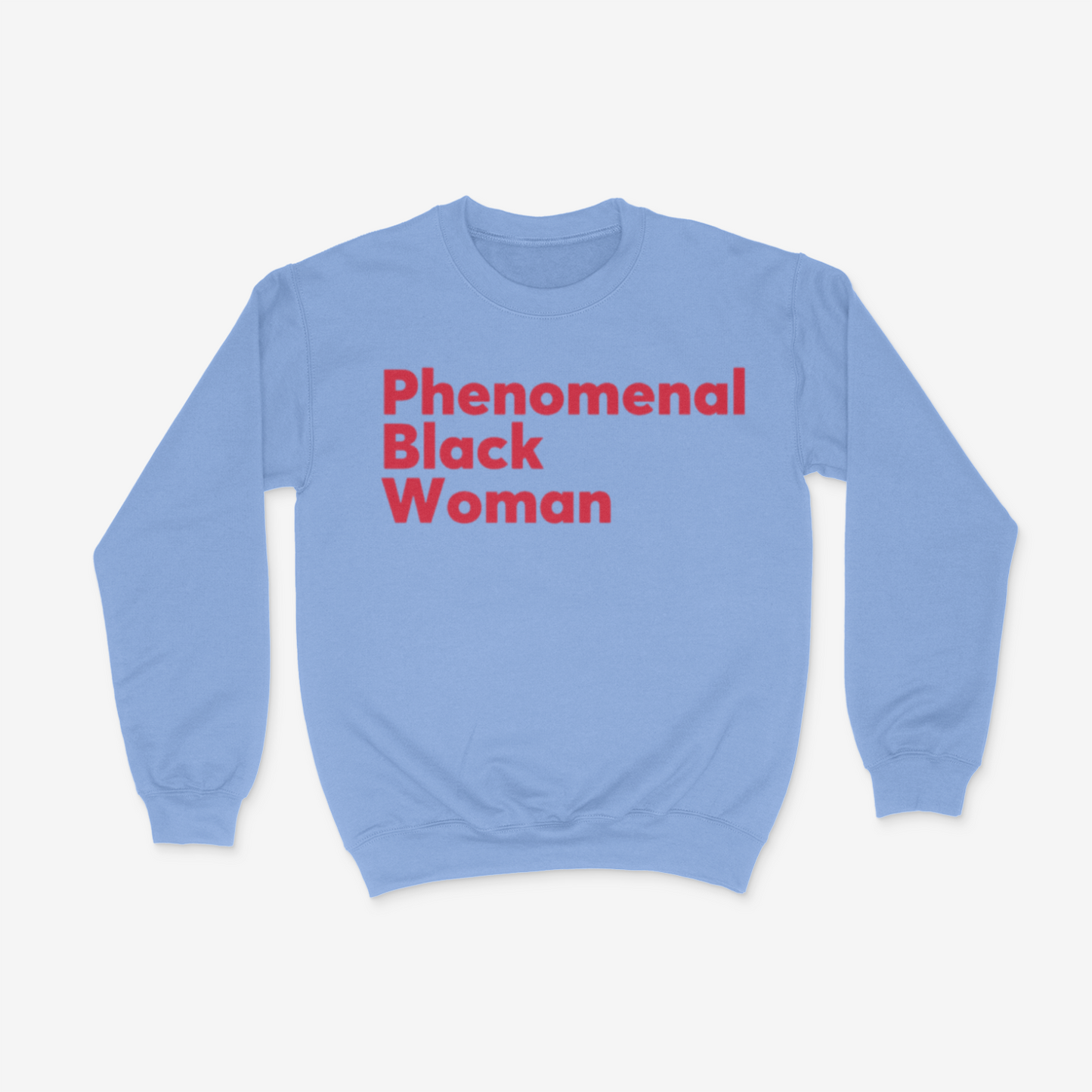 Phenomenal Black Woman Crewneck (Red)