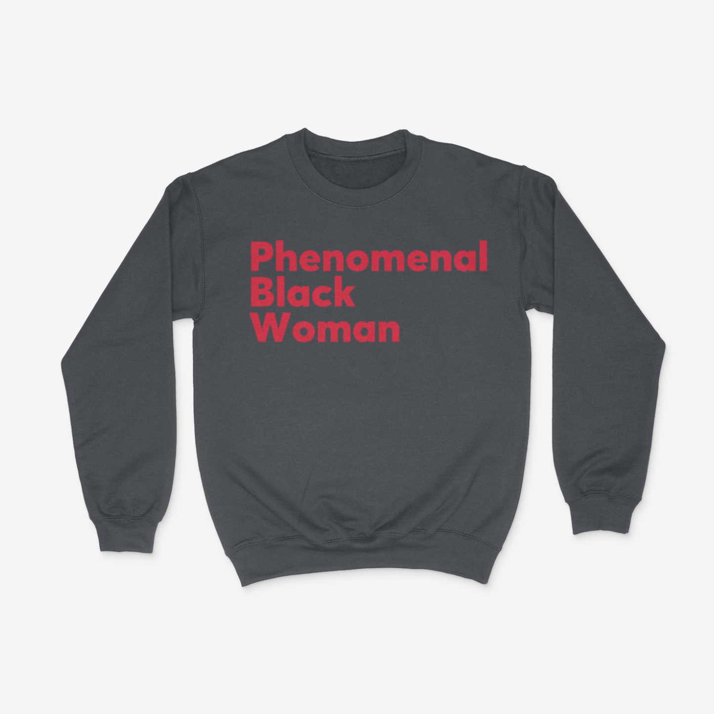 Phenomenal Black Woman Crewneck (Red)