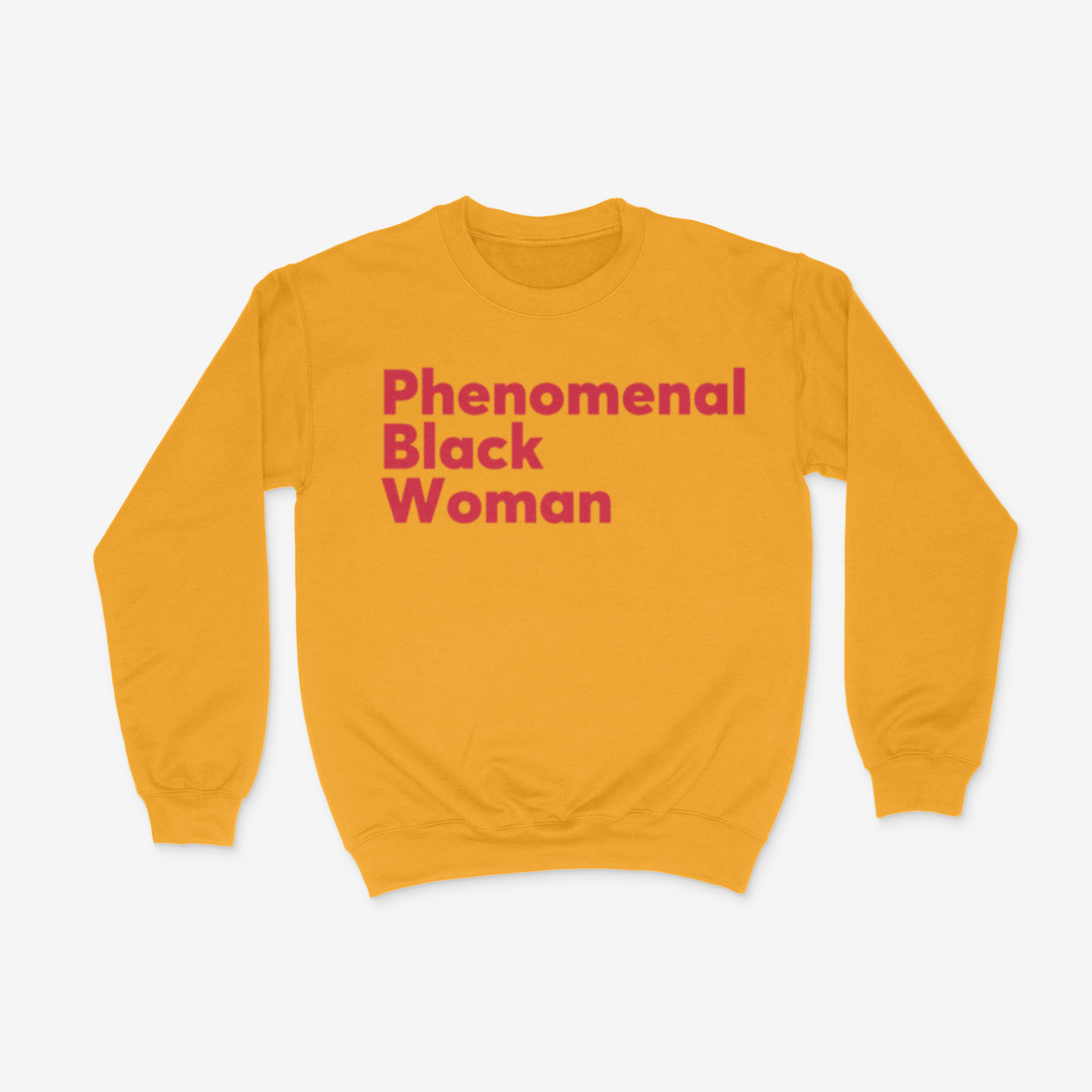 Phenomenal Black Woman Crewneck (Red)