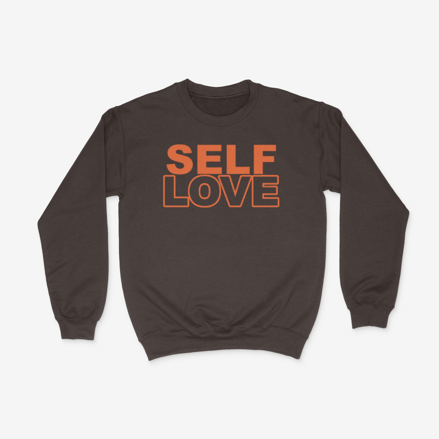 Self Love Bold Crewneck (Orange)