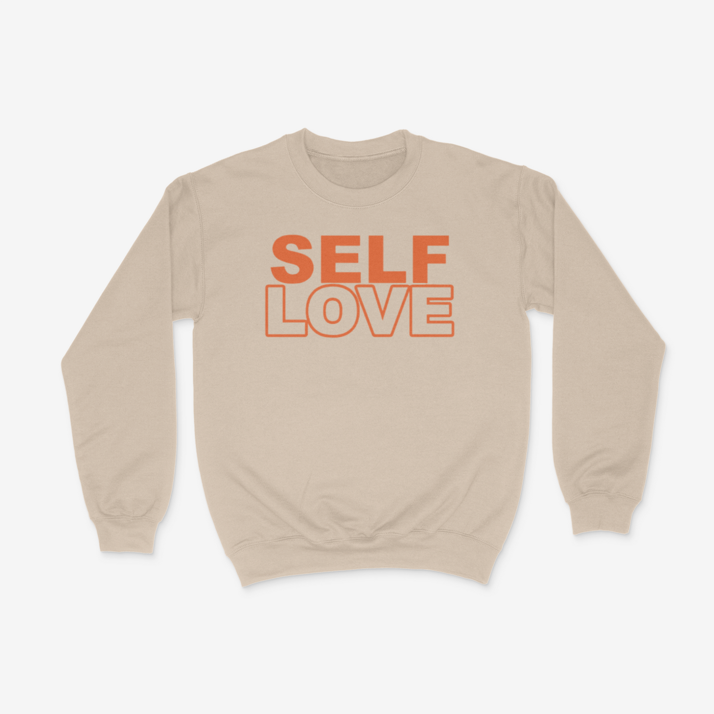 Self Love Bold Crewneck (Orange)