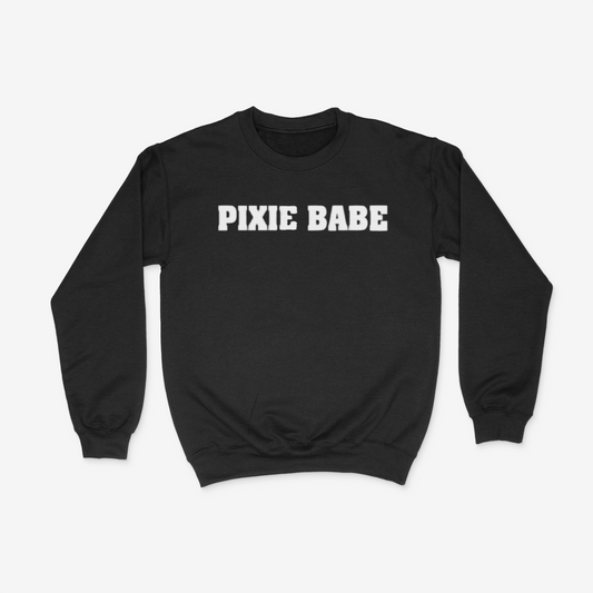 Pixie Babe Crewneck (White)