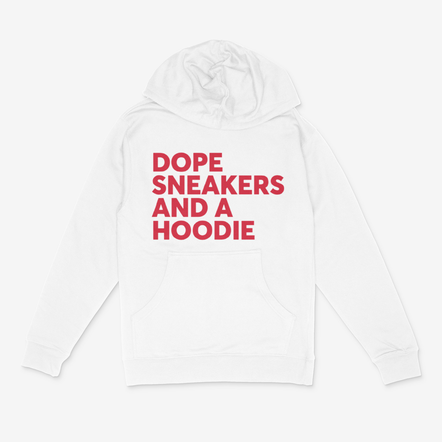 Dope Sneakers and a Hoodie (Red)