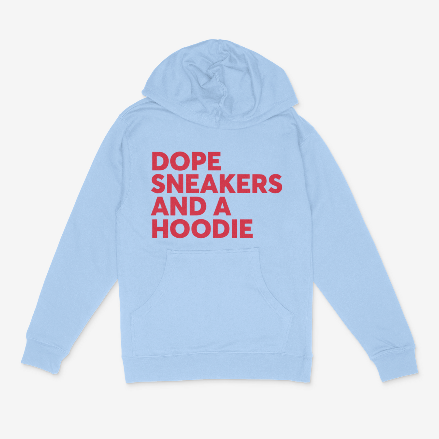 Dope Sneakers and a Hoodie (Red)