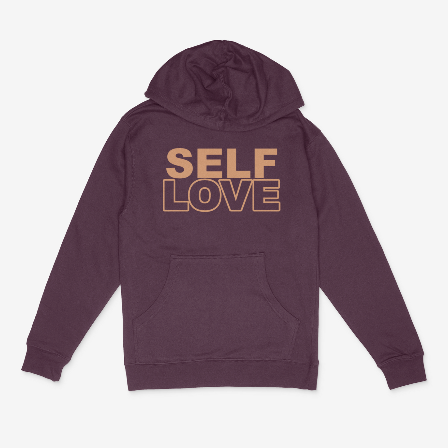 Self Love Bold Hoodie (Tan)