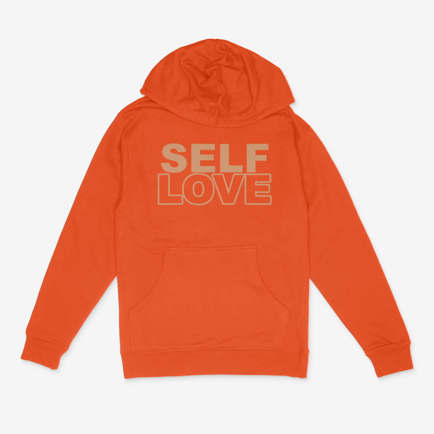 Self Love Bold Hoodie (Tan)