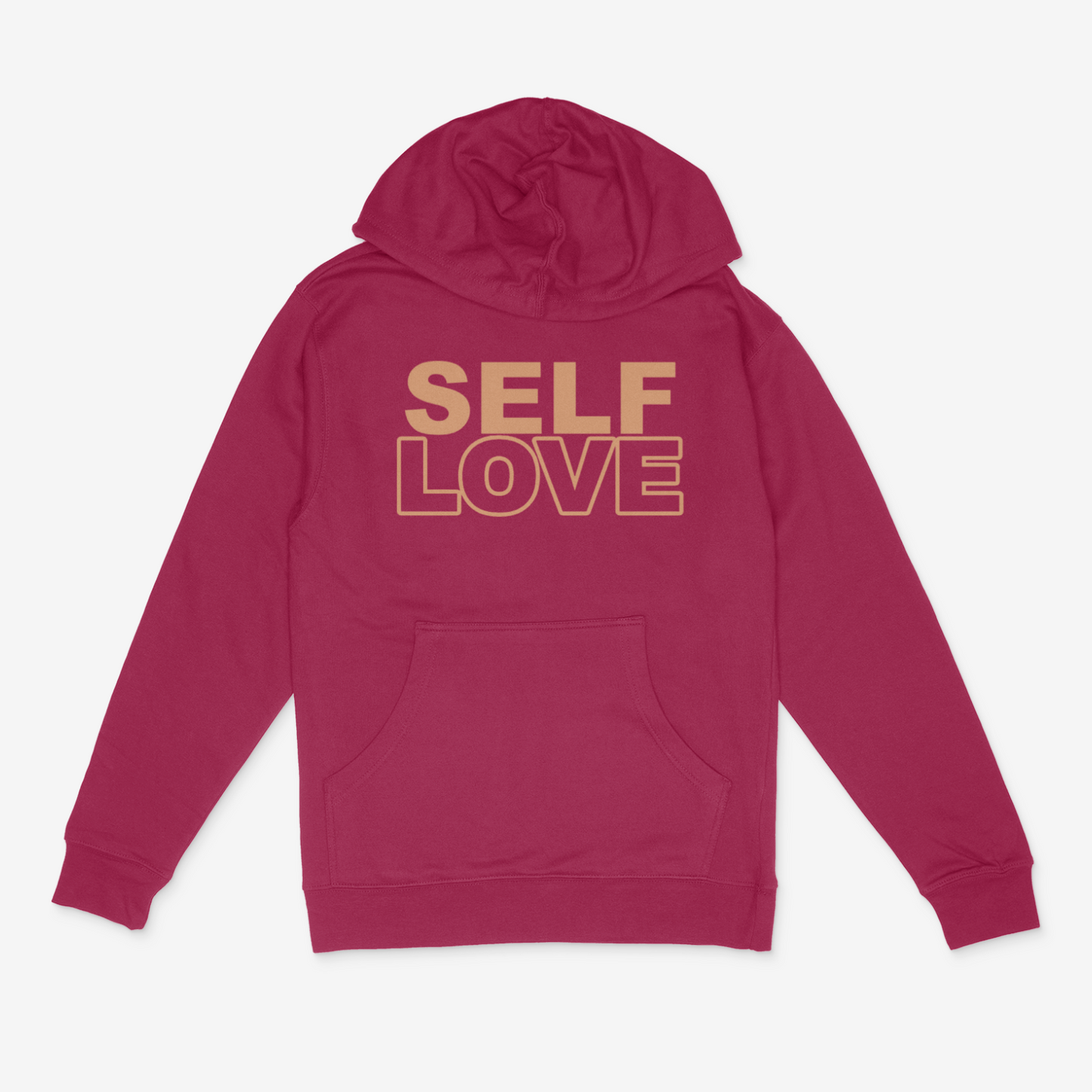 Self Love Bold Hoodie (Tan)