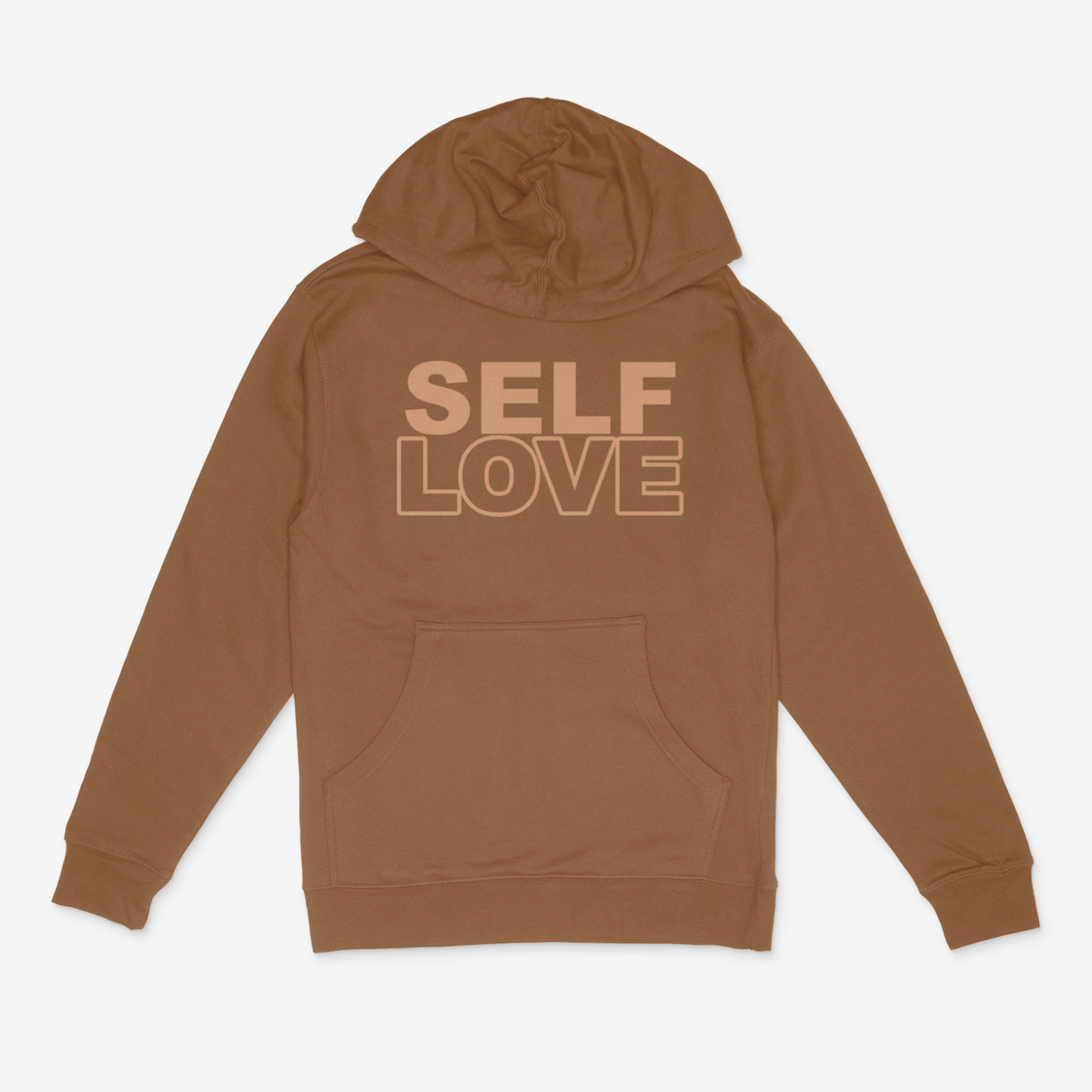Self Love Bold Hoodie (Tan)