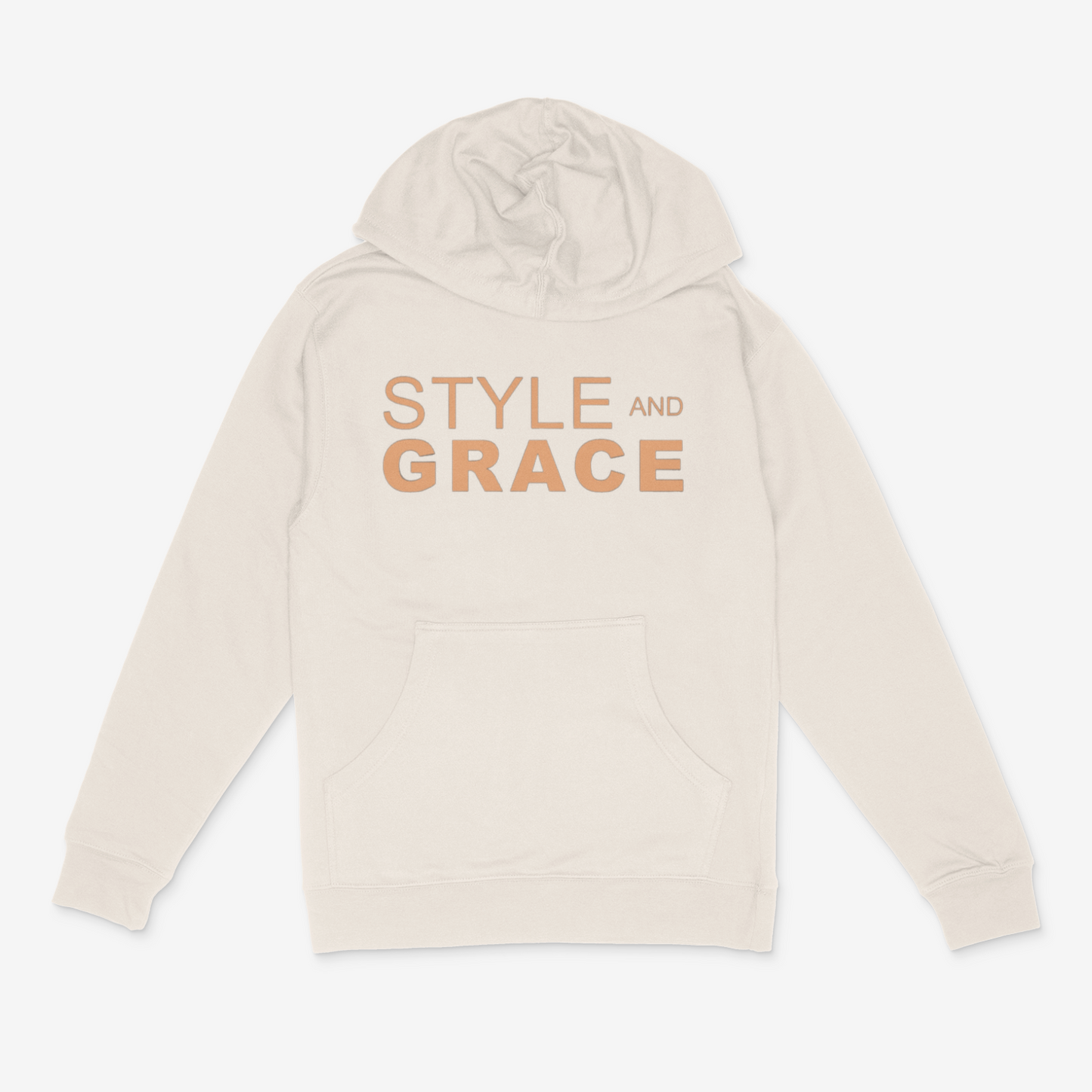 Style & Grace Logo Hoodie (Tan)