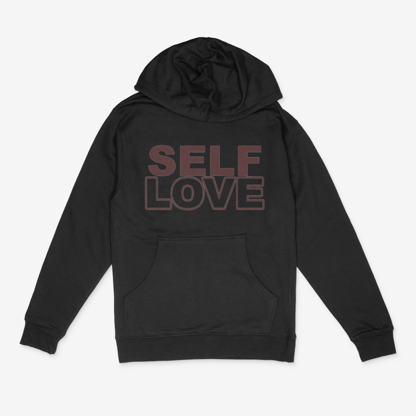 Self Love Bold Hoodie (Brown)