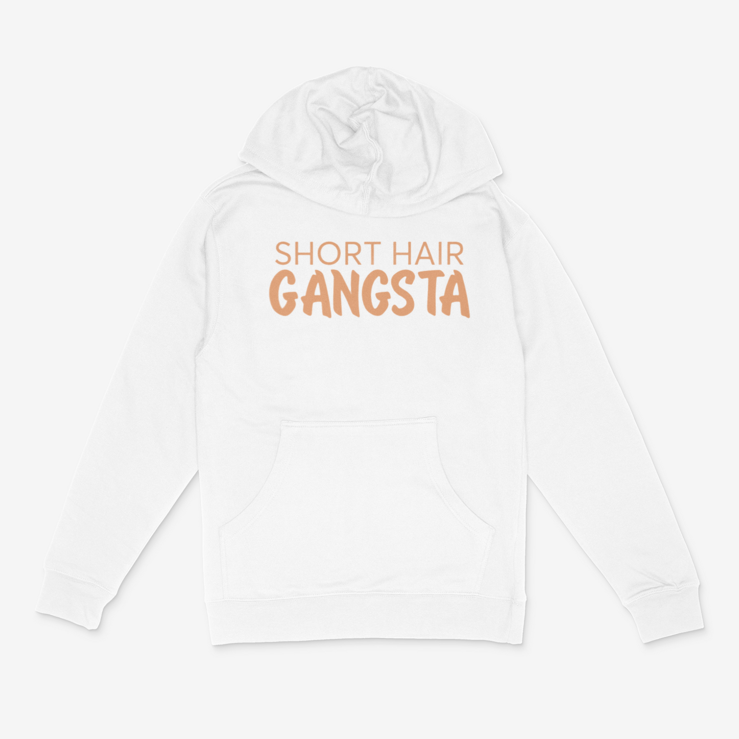 Short Hair Gangsta Hoodie (Tan)