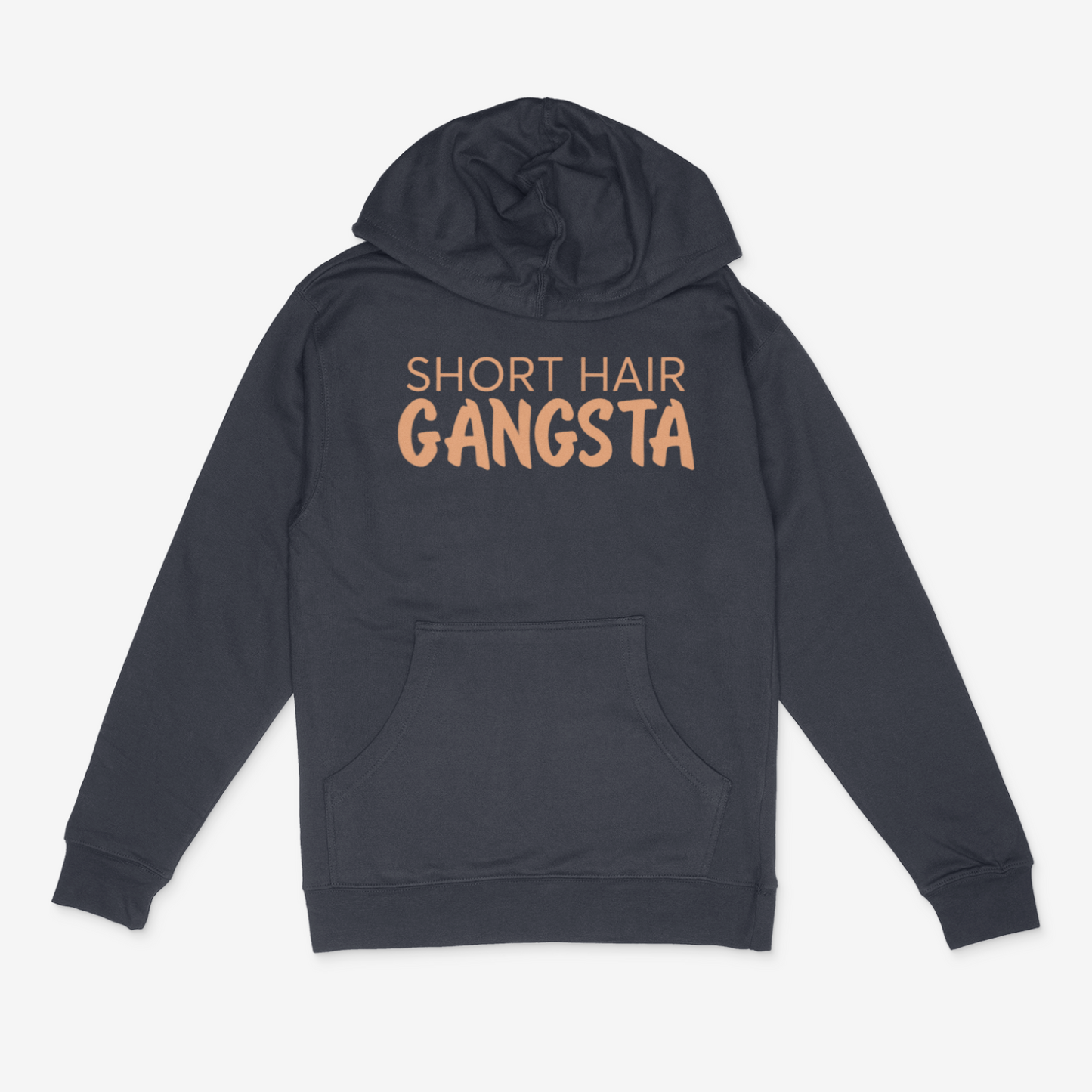 Short Hair Gangsta Hoodie (Tan)