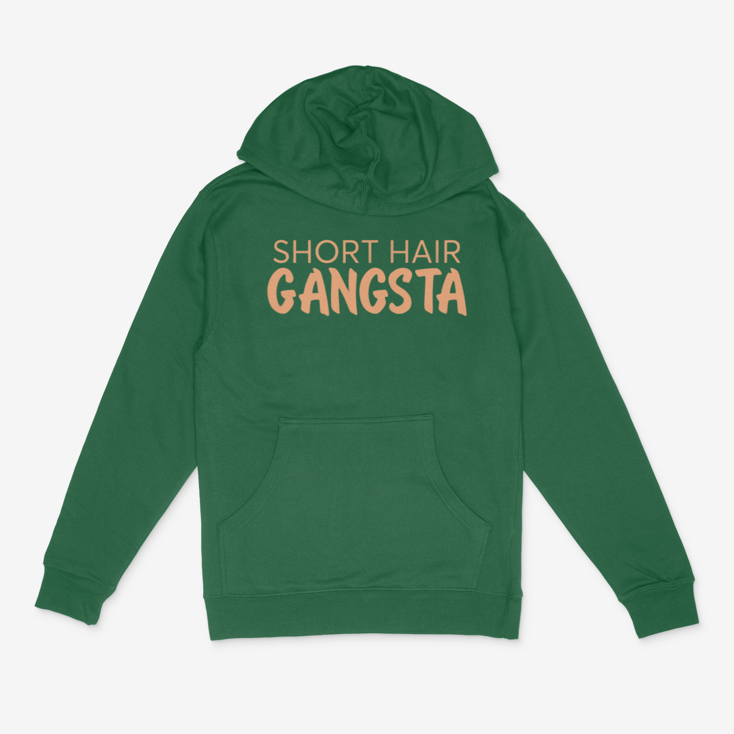 Short Hair Gangsta Hoodie (Tan)