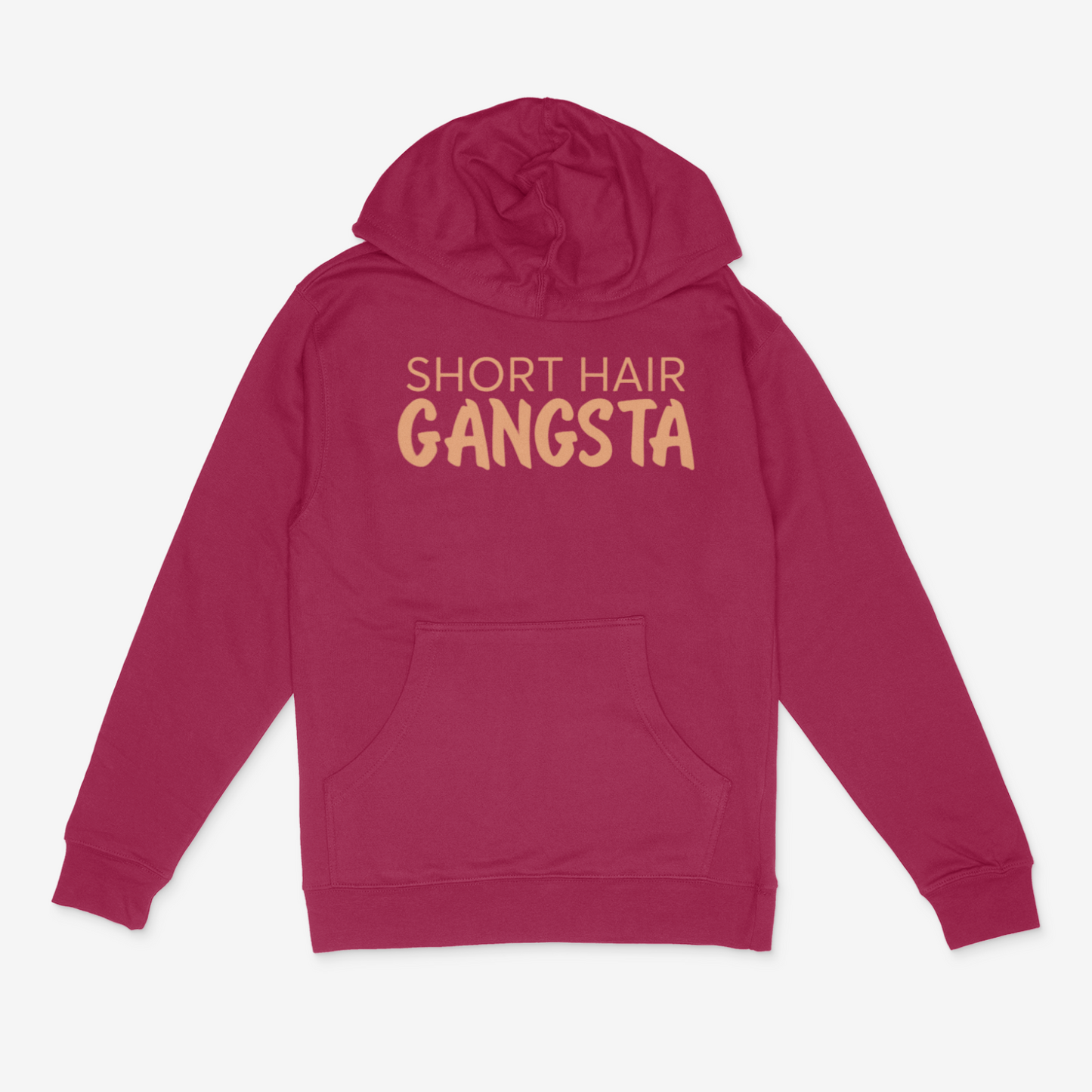 Short Hair Gangsta Hoodie (Tan)