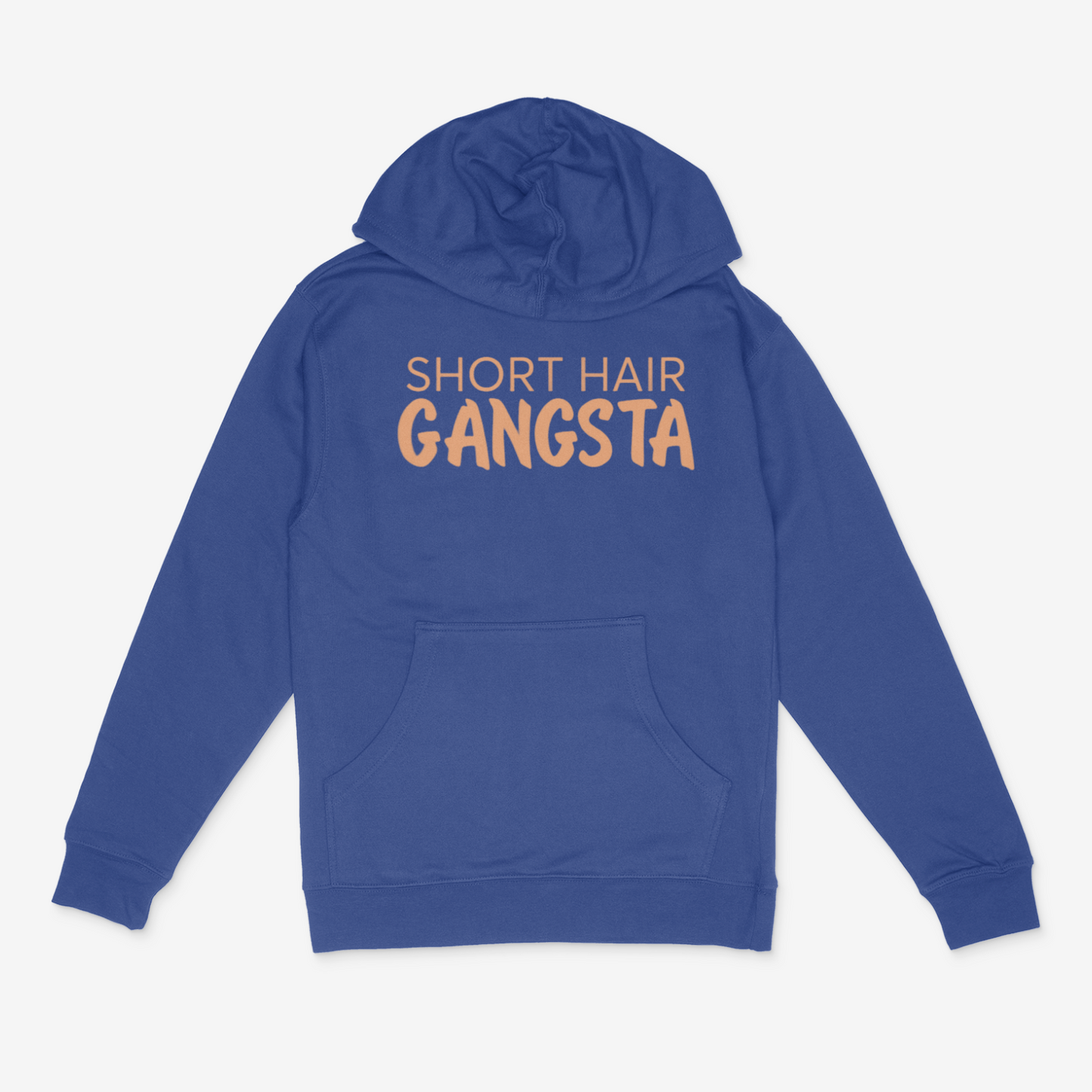 Short Hair Gangsta Hoodie (Tan)
