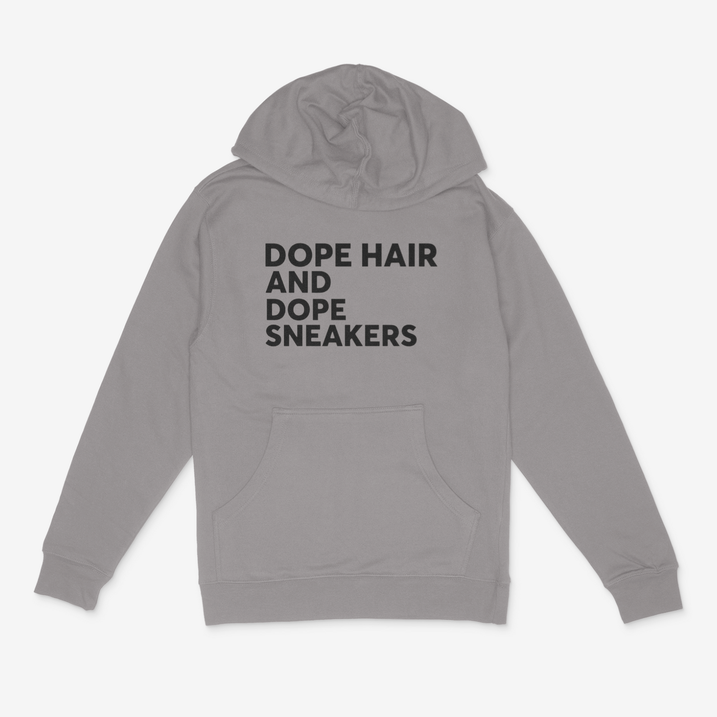 Dope Hair and Dope Sneakers Hoodie (Black)