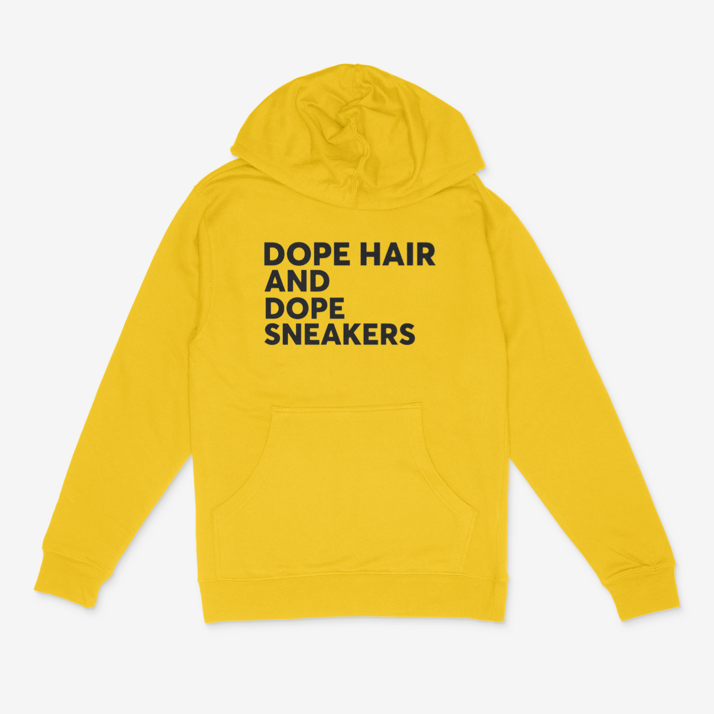 Dope Hair and Dope Sneakers Hoodie (Black)