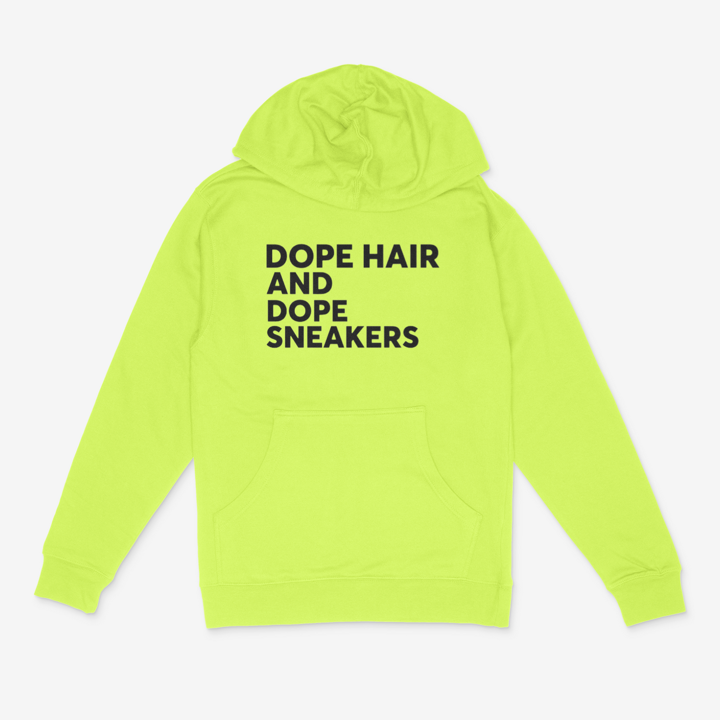 Dope Hair and Dope Sneakers Hoodie (Black)