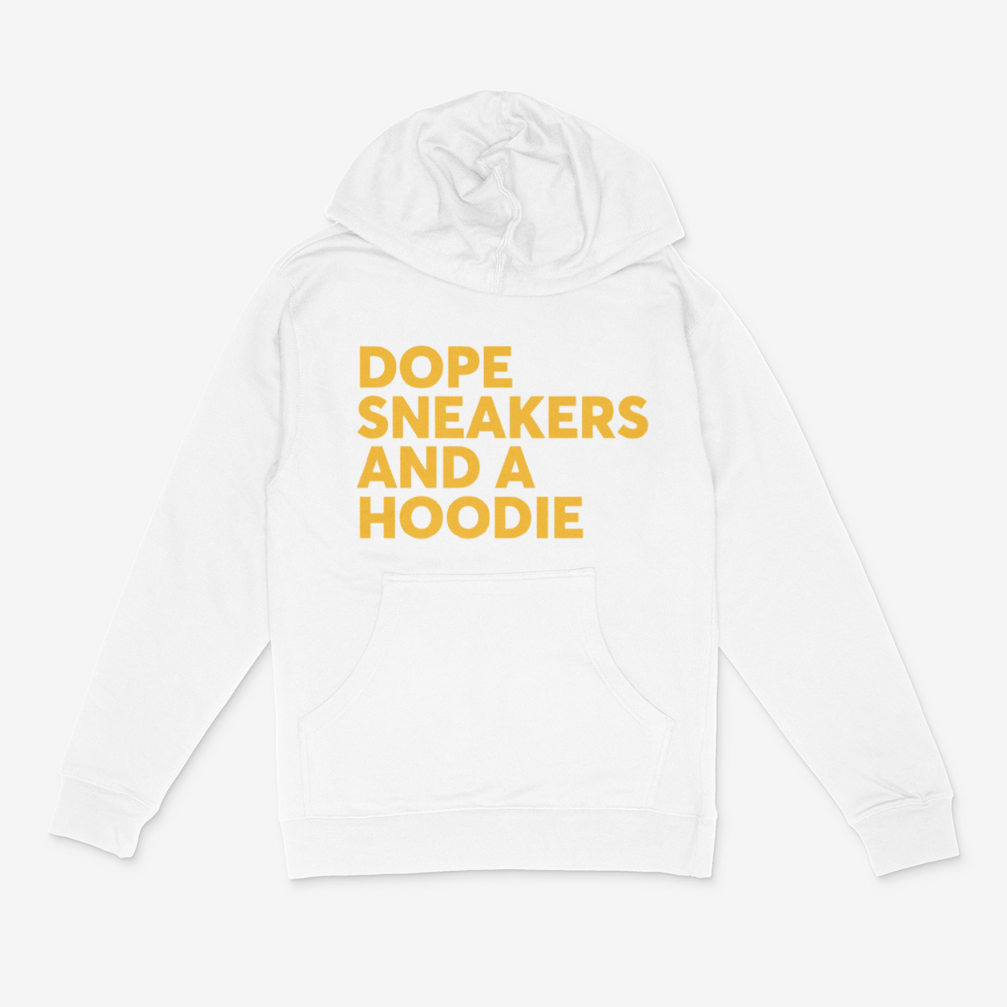 Dope Sneakers and a Hoodie (Gold)