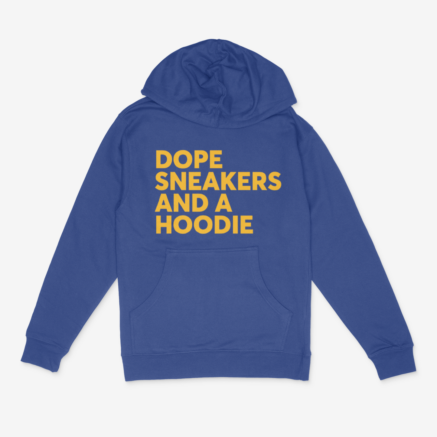 Dope Sneakers and a Hoodie (Gold)