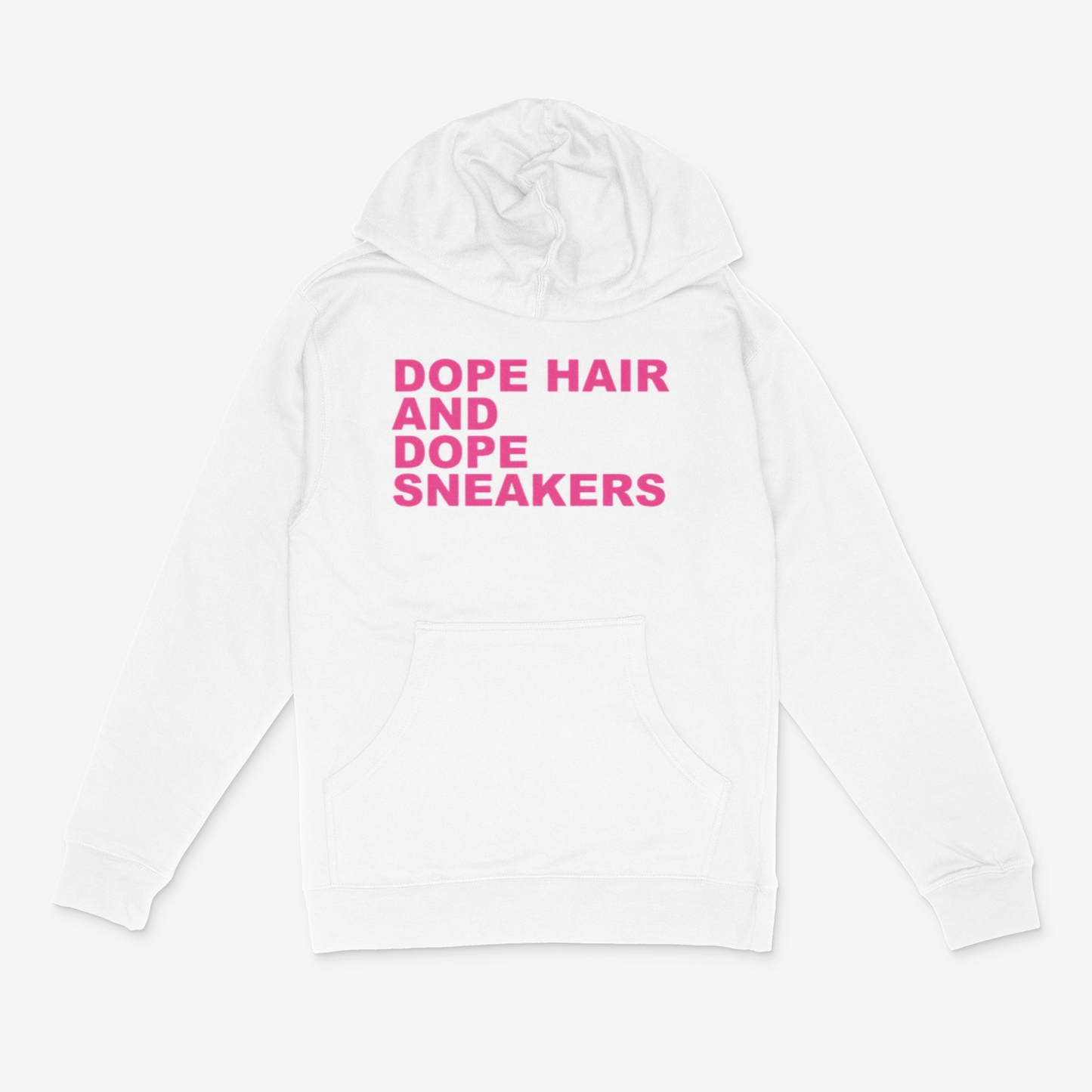Dope Hair Dope Sneakers Hoodie (Pink)